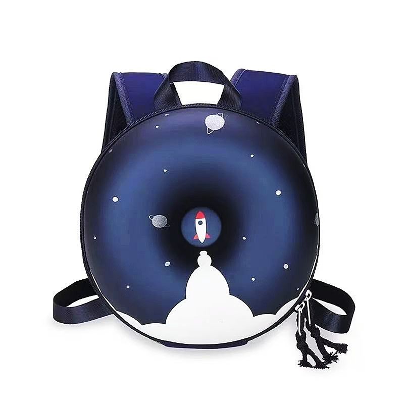 [Hàng Mới Về] Ba Lô Đi Học Mẫu Giáo Sức Chứa Lớn In Hình Bánh Donut 3D Màu Cầu Vồng Ba Chiều Dễ Phối Đồ Có Giá Trị Cao Chống Bẩn Nhỏ Cho Trẻ Em Đi Du Lịch