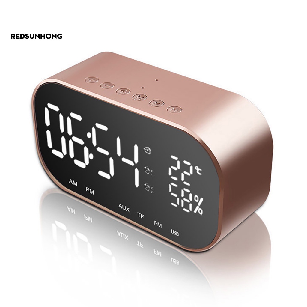 [RSH.z] Loa Kép Bluetooth 4.2 Thiết Kế Nhỏ Gọn Có Đèn LED Cho Nhà / Văn Phòng / Xe Hơi / Ngoài Trời