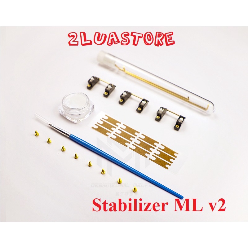 Bộ Stab ML V2 Stabilizer PCB-Mount (bắt vít) cho bàn phím cơ