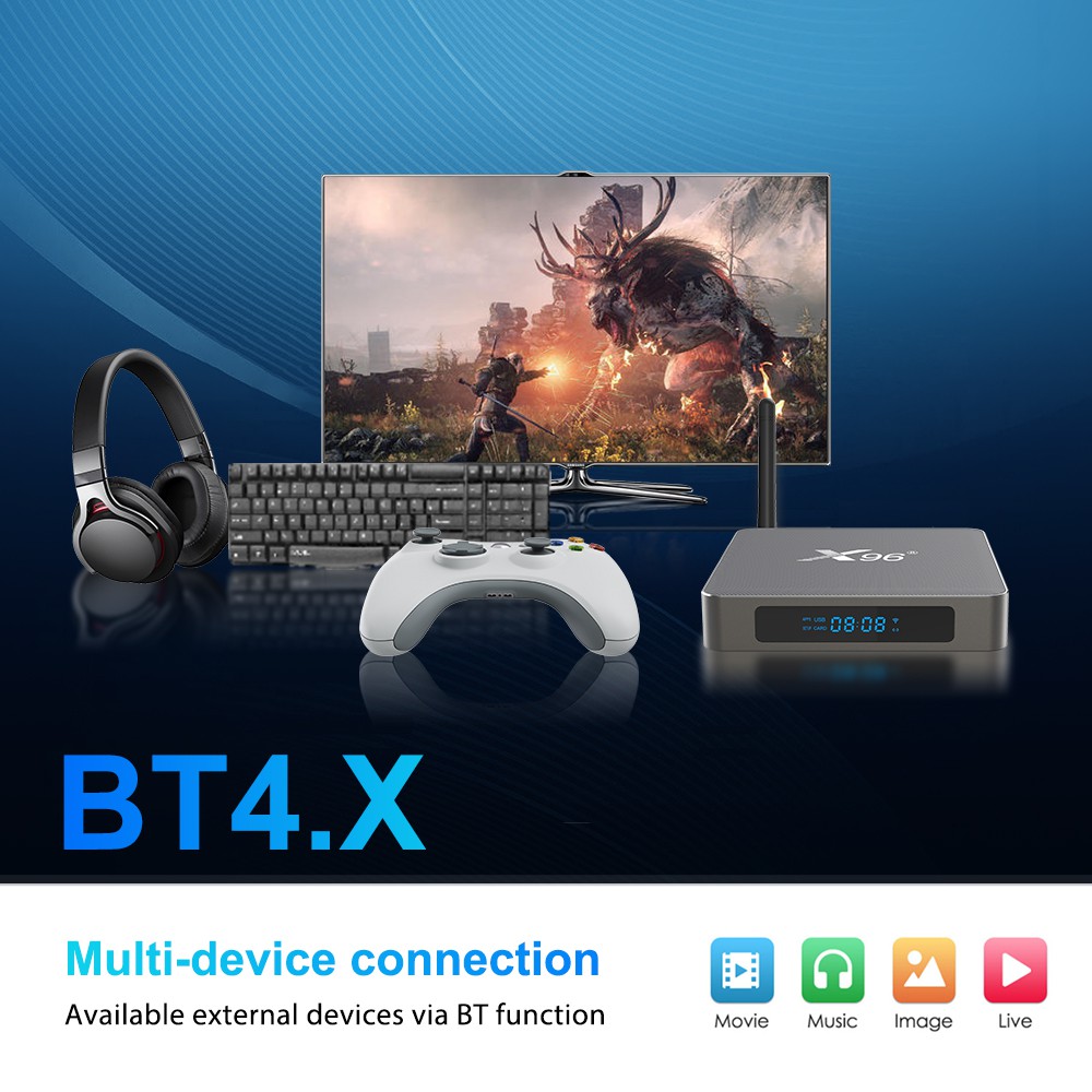 Android TV Box X96 X6 - Android 11, Ram 8GB, RK3566