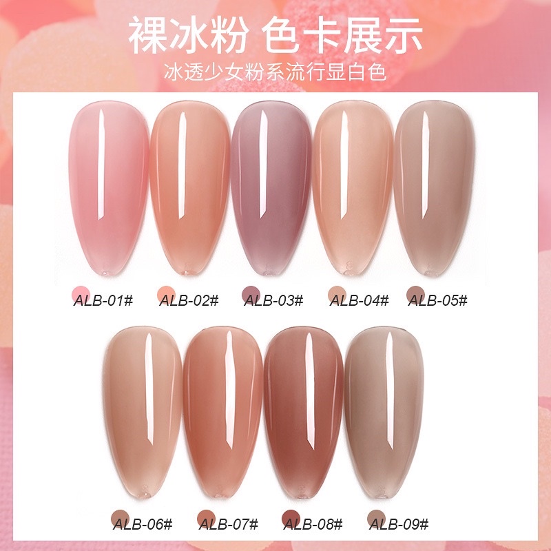 sơn gel màu mới as ALB