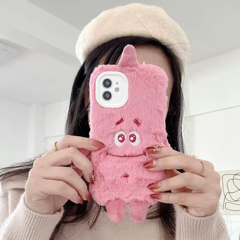 Ốp Điện Thoại Họa Tiết Hoạt Hình Màu Hồng Cho iphone 1313 promax X XS XRins 1112 pro max