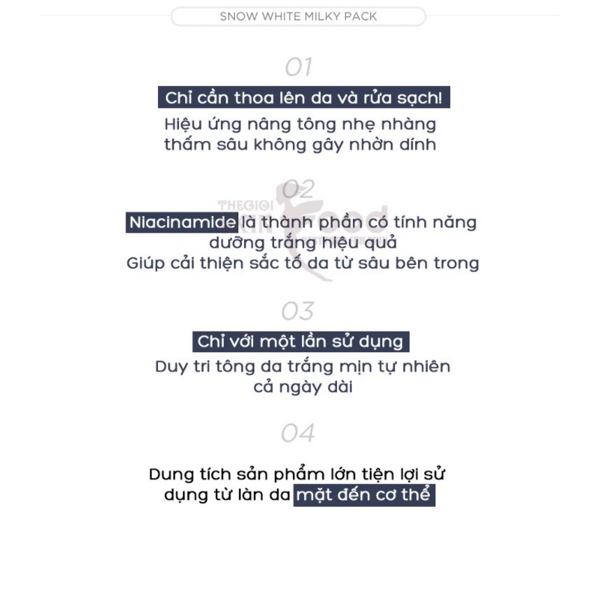 KEM Ủ TRẮNG SECRET KEY SNOW WHITE MILKY PACK 200ML | BigBuy360 - bigbuy360.vn