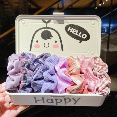 Dây thun buộc tóc đơn giản phong cách Hàn Quốc dành cho nữ