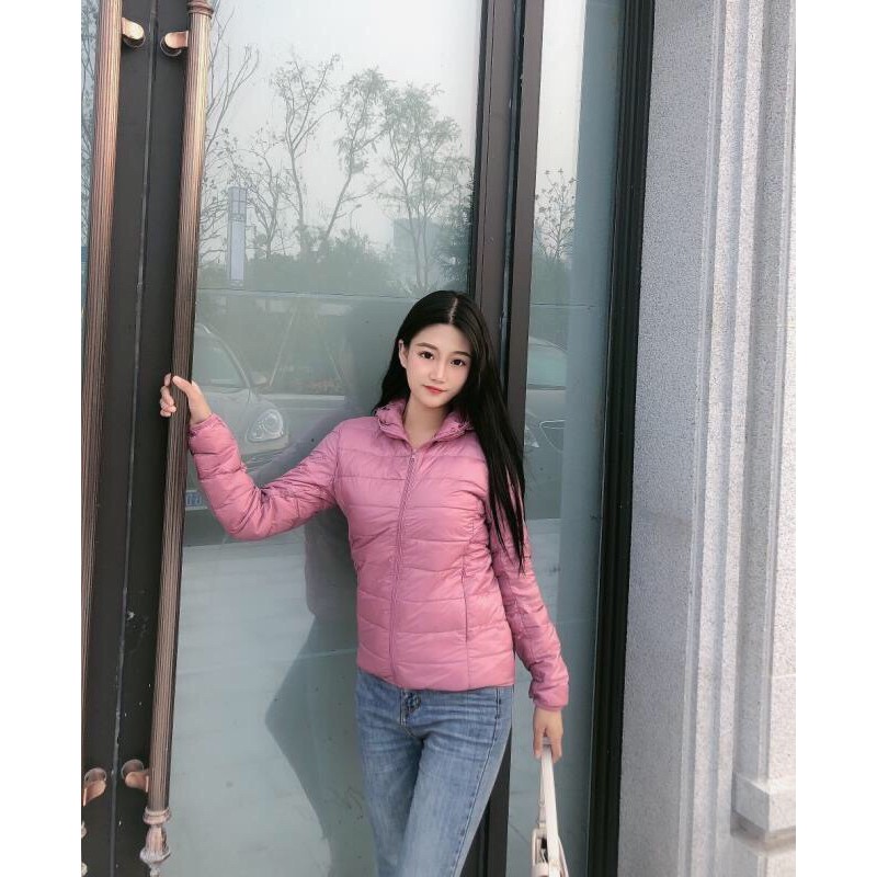 Áo Khoác Lông vũ Siêu Nhẹ Có Mủ 40-120kg Thời Trang Quảng Châu Cao Cấp