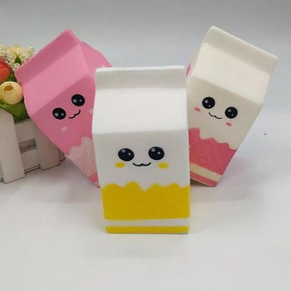 màu vàng hộp sữa squishy đồ xae stress