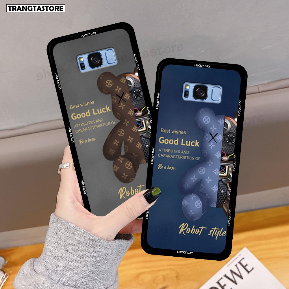 Ốp lưng Samsung S8 / S8 Plus / S8+ in hình gấu Bearbrick,Mountain,xanh,đen,đỏ giá rẻ