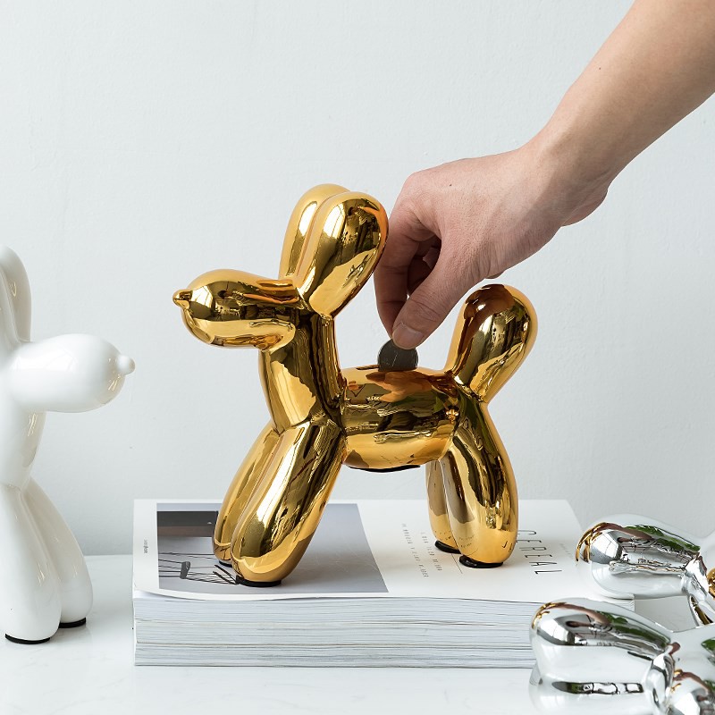 Tượng Balloon Dog để bàn - GOLD/PINK/SILVER/ROSEGOLD/HALF WHITE GOLD