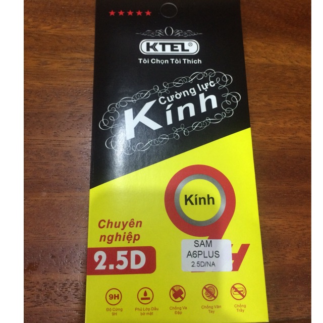 Kính cường lực samsung A6plus
