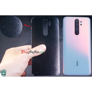 Skin Dán Mặt Sau Lưng Vân Nhôm Xiaomi Note 8 Pro