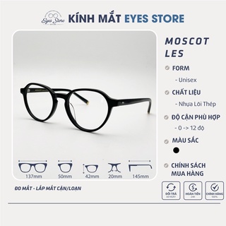 Gọng Kính Cận Nam Nữ Moscot LES - Nhựa Lõi Thép