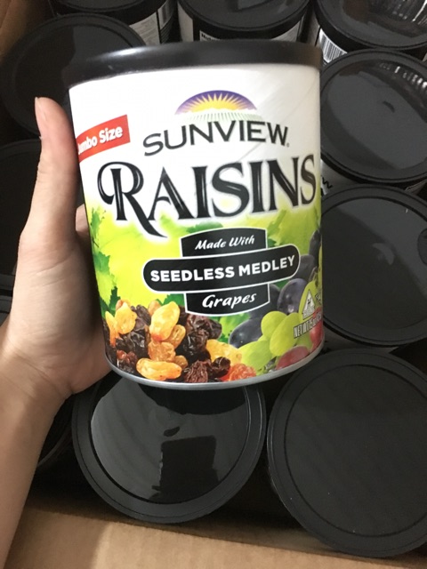 (Date 2023) Nho Khô Mỹ Sunview Raisins 425g (Thập Cẩm)