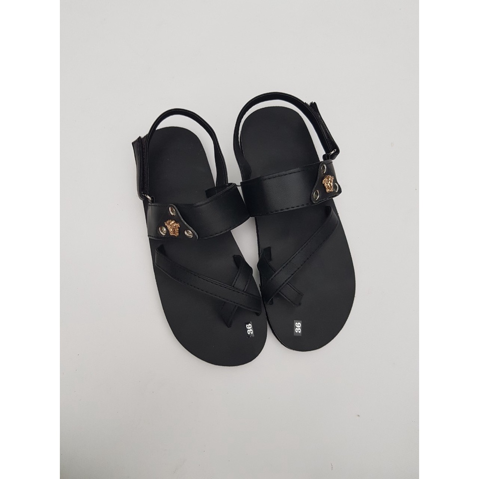 xăng đan nam nữ sandal đồng nai đế đen quai đen size từ 34 nữ đến 43 nam