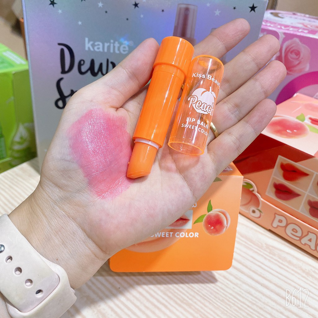 Son dưỡng cam đào kissbeauty K402