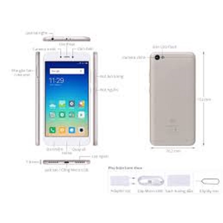 điện thoại Chính Hãng Xiaomi Redmi Note 5 A - Xiaomi Note 5A 2sim ram 3G rom 32G, Full Tiếng Việt - Học ON chất | BigBuy360 - bigbuy360.vn