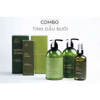 COMBO BƯỞI VI JULLY (Dầu Gội + Xã + Tinh dầu) Hàng Chính Hãng