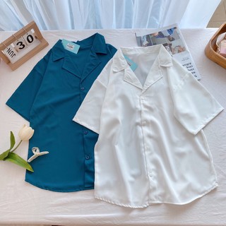 Sơ mi chiffon cổ vest