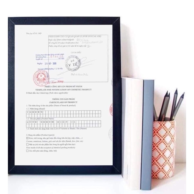 Serum giảm mụn, giảm thâm_không gây bong tróc_dị ứng mẩn ngứa, dành cho mọi loại da_da dầu mẹ bầu tặng quà