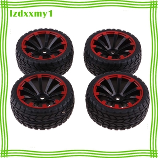 [4x RC Rock Crawler Lốp xe ô tô Vành bánh xe cho 1 / 10 HSP HPI