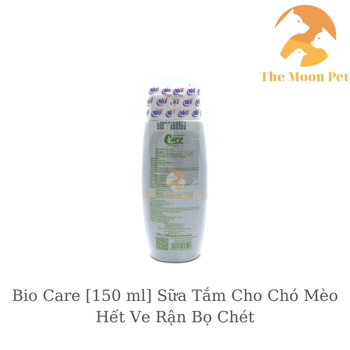 Bio-Shampoo Care  - Sữa Tắm Cho Chó Mèo Hết Ve Rận Bọ Chét