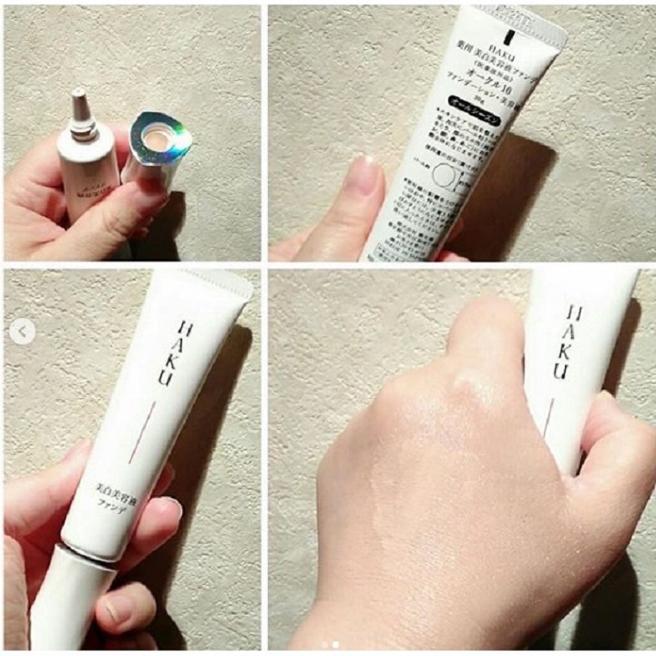 Kem nền trang điểm mờ nám trắng da Haku Shiseido SPF 30 pa+++ Nhật bản nội điạ