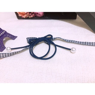 PKT1152024 - Sỉ 10 buộc tóc nơ kẻ nhiều màu tua dài