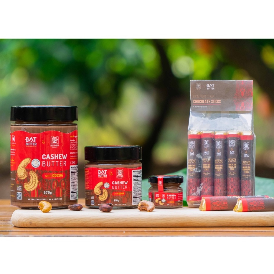 Bơ hạt điều không chất bảo quản, không đường, Eatclean- Đạt Food 210g