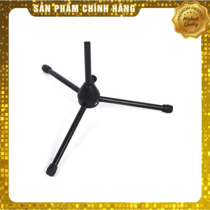 Chân míc đế micro đứng hát Boom Stand MS-001 (Đen)