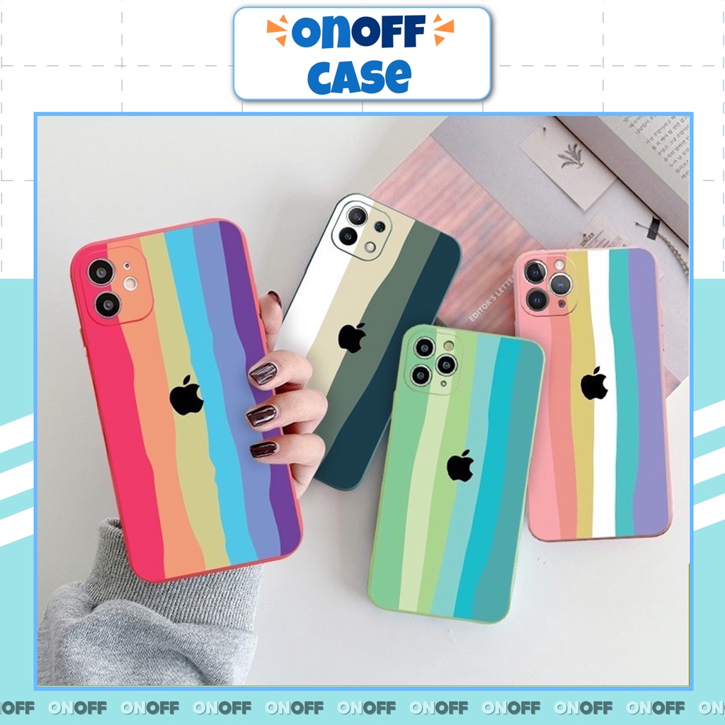 Ốp Lưng Iphone Cầu Vồng Hở Viền Máy. Ốp Lưng Điện Thoại Iphone 6/6s/7/8/x/xs/11/12/6plus/6splus/7plus/8plus/xsmax/11pro