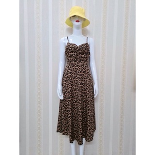 Đầm maxi lụa cổ đổ