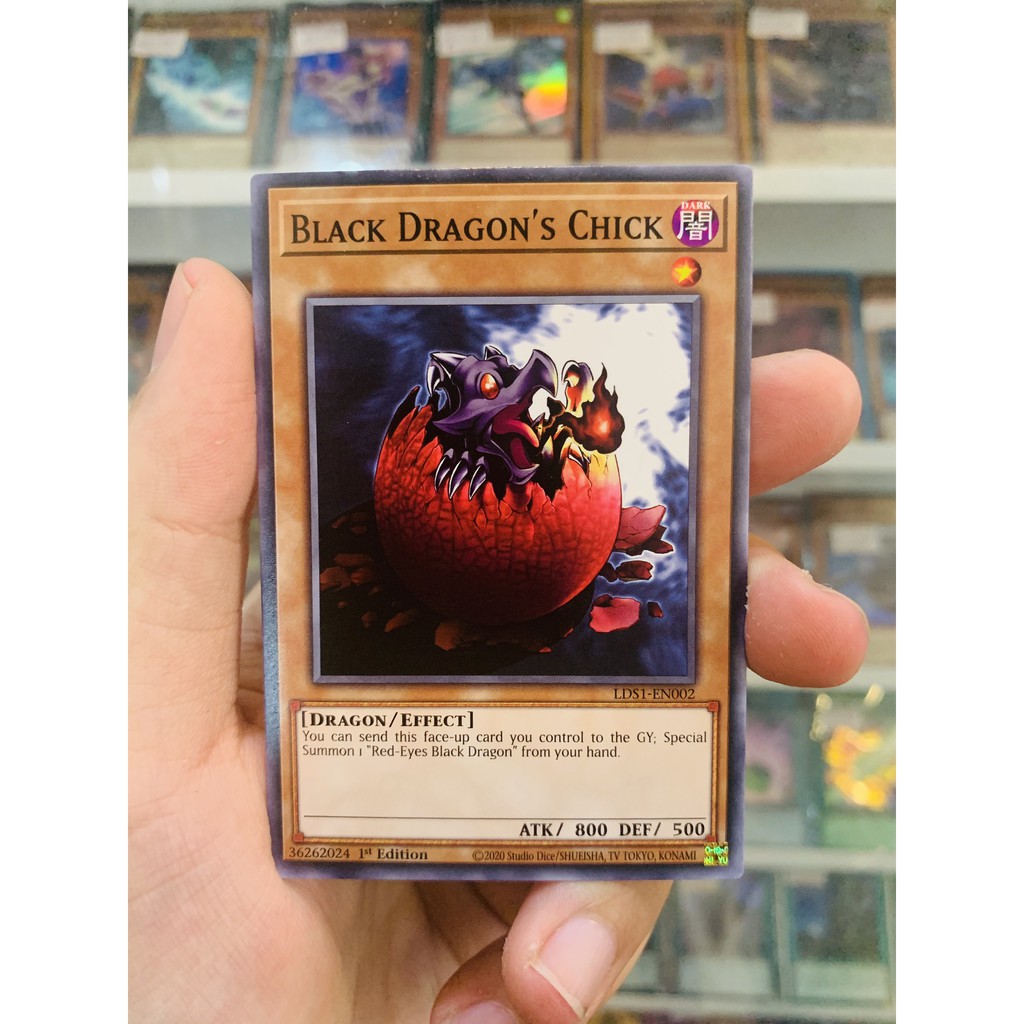 Thẻ Bài Lẻ YugiOh! Mã LDS1-EN002 - Black Dragon's Chick - Common - 1st Edition
