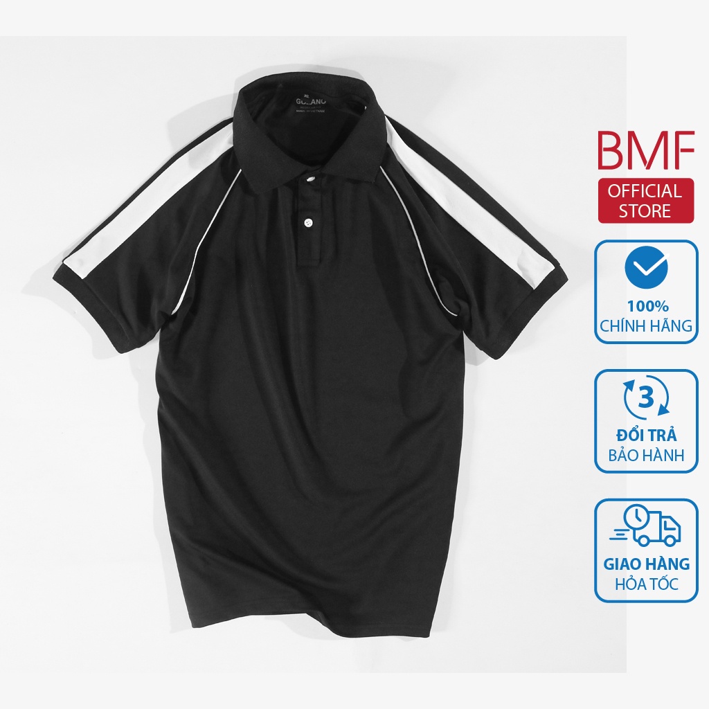 Áo phông Polo nam cổ bẻ phối màu cao cấp chất vải cotton CVC, nam tính, sang trọng, thanh lịch