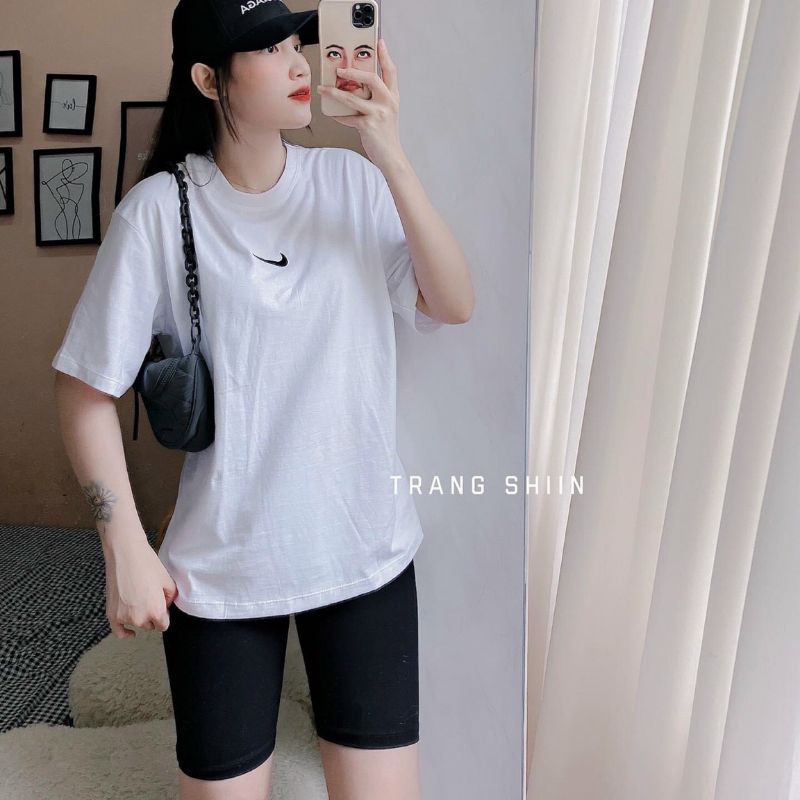 Set quần áo thun tay lỡ và quần thun cotton basic mang mát