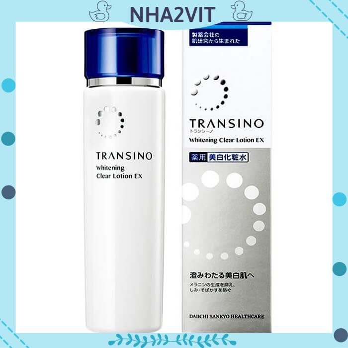 (cao cấp) Nước Hoa Hồng Trắng Da Transino Whitening Clear Lotion 175ml