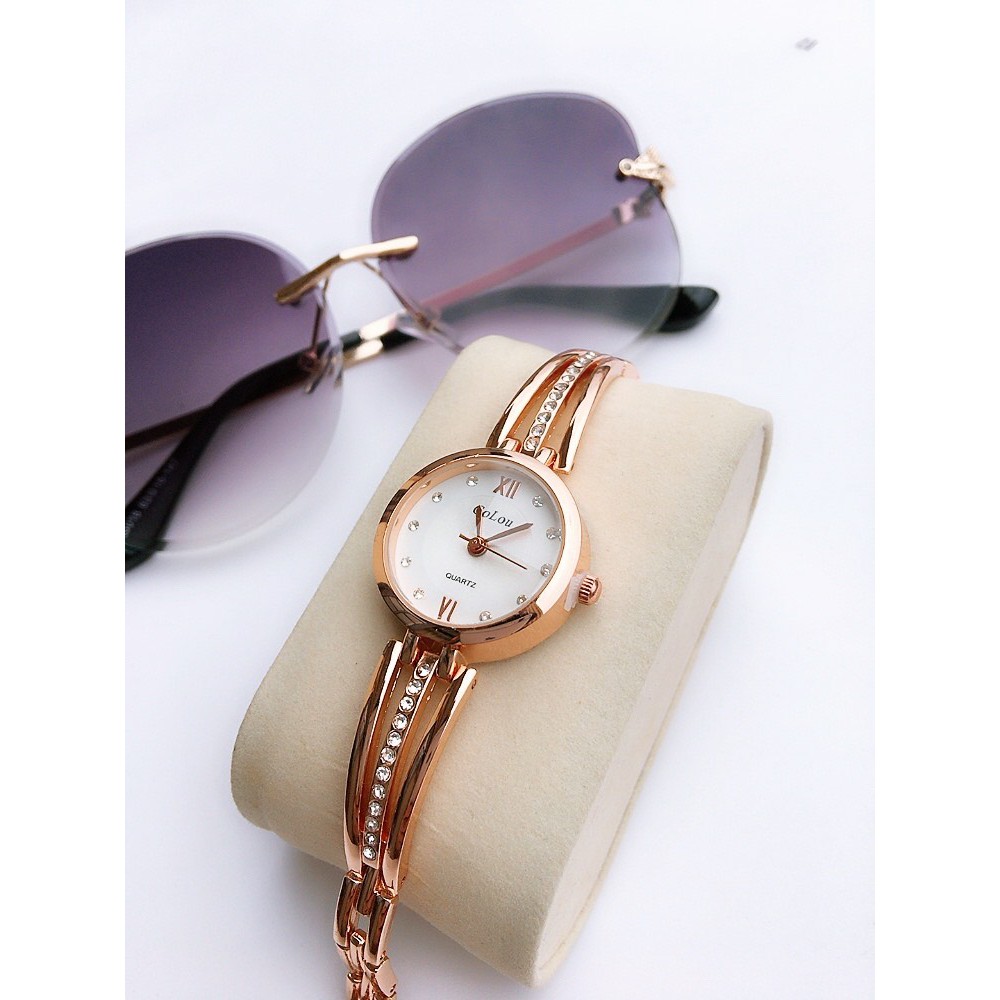 [Mã FAMAYFA2 giảm 10K đơn 50K] [Có Ảnh video Thật] Đồng hồ Nữ lắc tay đính đá JW Mặt kính đa giác [Hàng loại 1] | BigBuy360 - bigbuy360.vn