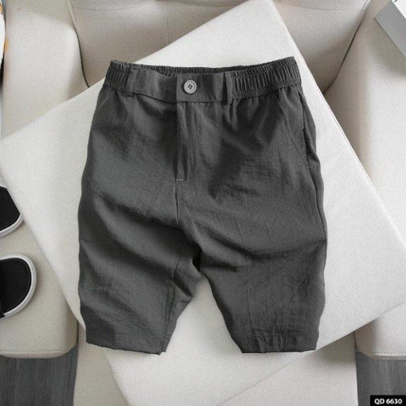 Quần short đũi nam, quần lửng nam đũi cao cấp lưng thun có khóa kéo H8
