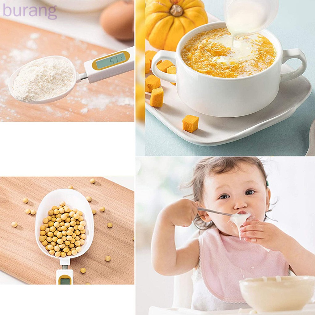 Muỗng đo lường màn hình LCD kỹ thuật số 500g / 0.1g tiện dụng cho đường/ cà phê/ muối