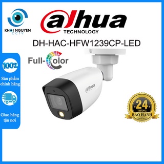 Camera hdcvi dahua 2.0mp dh-hac-hfw1239cp-led full color đèn trợ sáng 20m