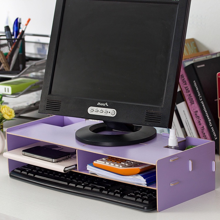 Kệ đựng máy tính bàn phím, chuột decor bàn làm việc