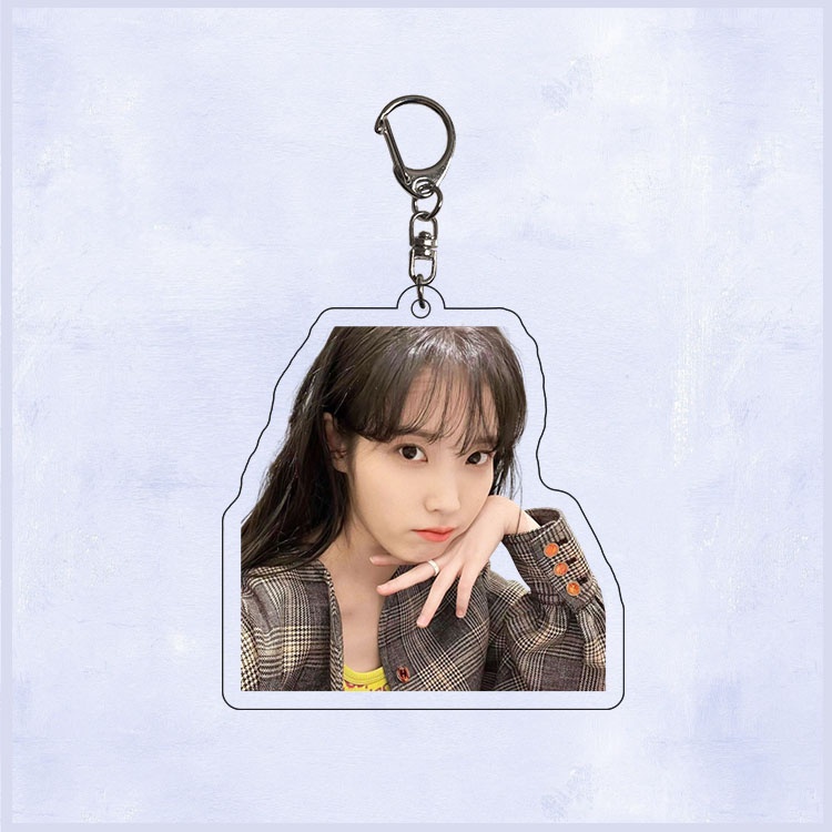 Móc Khóa Hai Mặt Chất Liệu Acrylic