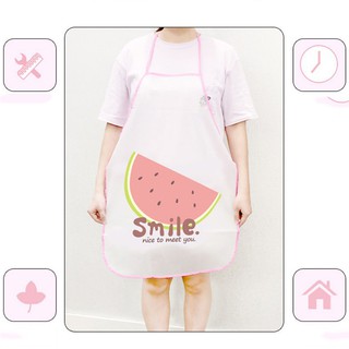 Tạp Dề Chống Nước Nhiều Màu Hoa Quả Và Hình Thú Nhìn Xuyên youngcityshop 30.000