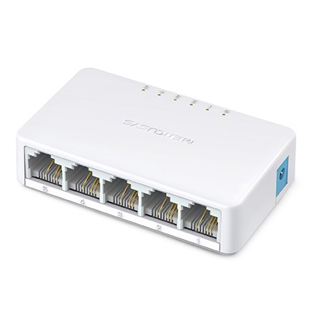 Bộ chia mạng 5 cổng Mercusys MS105 - Switch chia lan hàng chính hãng Bảo hành 24T