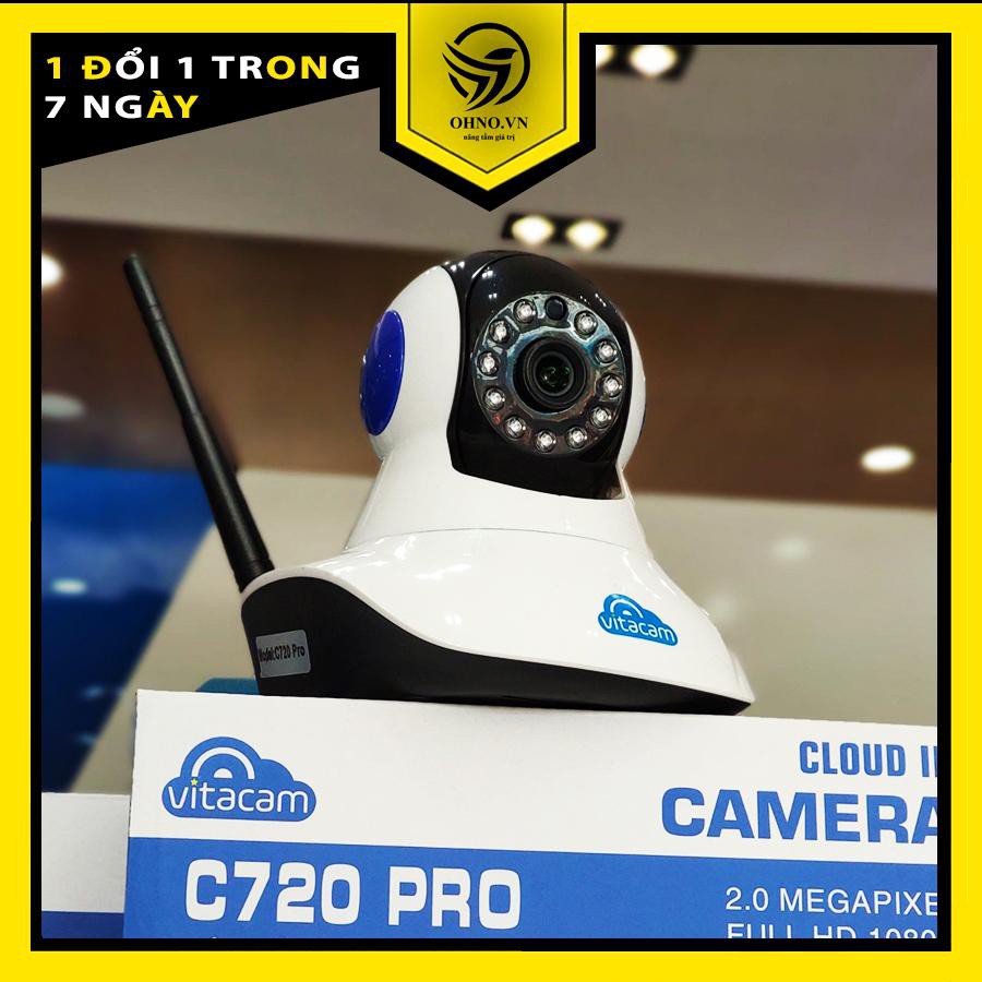 Camera IP Wifi Vitacam giám sát trong nhà C720 Pro full HD 1080P – OHNO Việt Nam