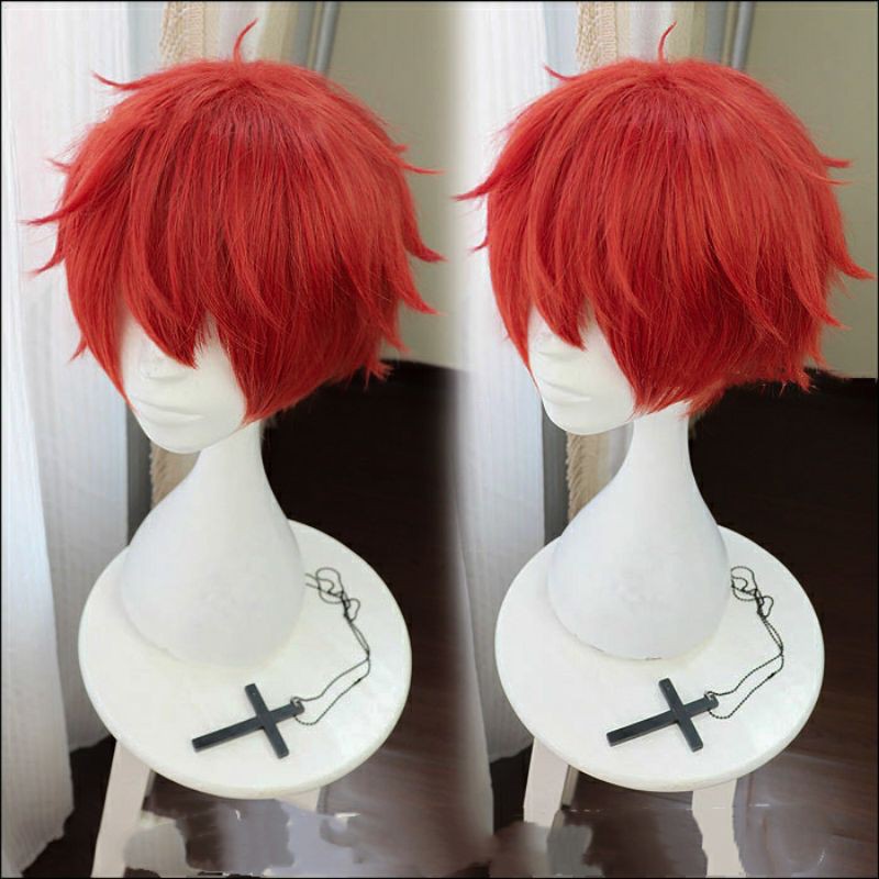 [Sẵn] Wig/tóc giả Karma Akabane hoặc Akashi Seijurou - Lớp học ám sát/Kuroko no basket màu đỏ [Miu Cosplay]