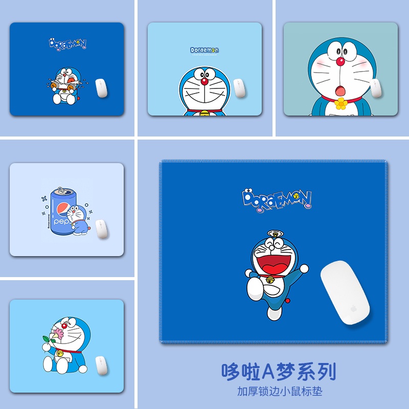 Miếng Lót Chuột Máy Tính Chống Trượt Hình Doraemon Đáng Yêu