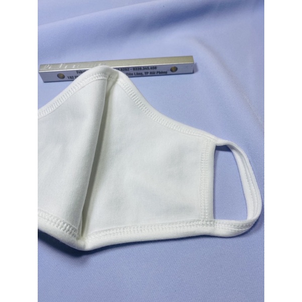 Khẩu trang vải cotton 100% 2 lớp kháng khuẩn, chống bụi, đảm bảo đeo cả ngày không đau tai, hô hấp dễ dàng, in bhxh | BigBuy360 - bigbuy360.vn