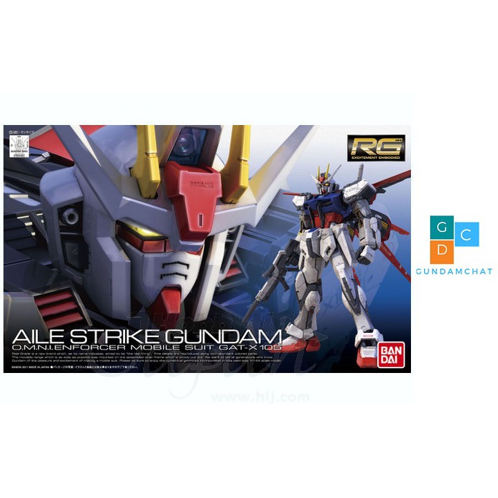 Mô hình lắp ráp RG Aile Strike Gundam Bandai - GDC