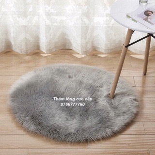 Thảm lông chụp ảnh - thảm tròn