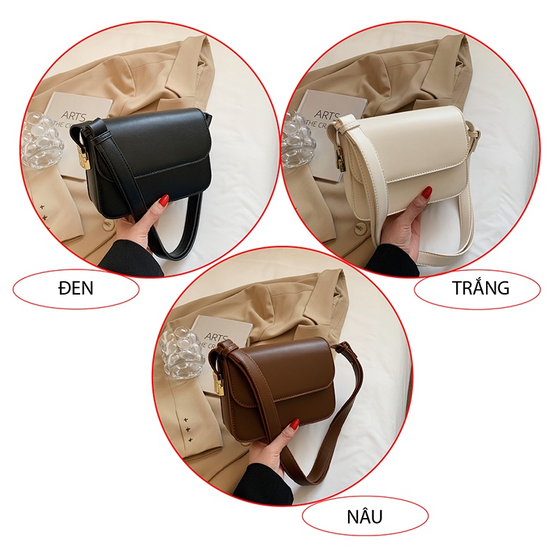 Túi Xách Nữ Đeo Chéo Đeo Vai Dáng Công Sở Thời Trang Phong Cách Ulzzang Da Cao Cấp Cực Đẹp TX61