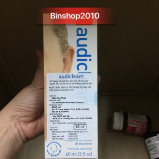 Audiclean - nước rửa tai siêu sạch